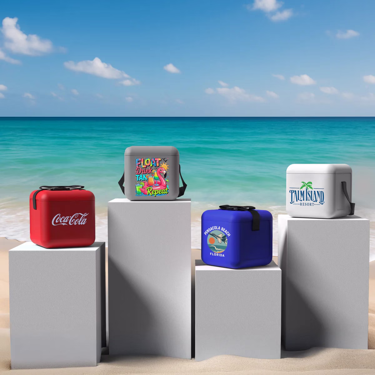 The new FOAM Anywhere Tote bags in vibrant colors