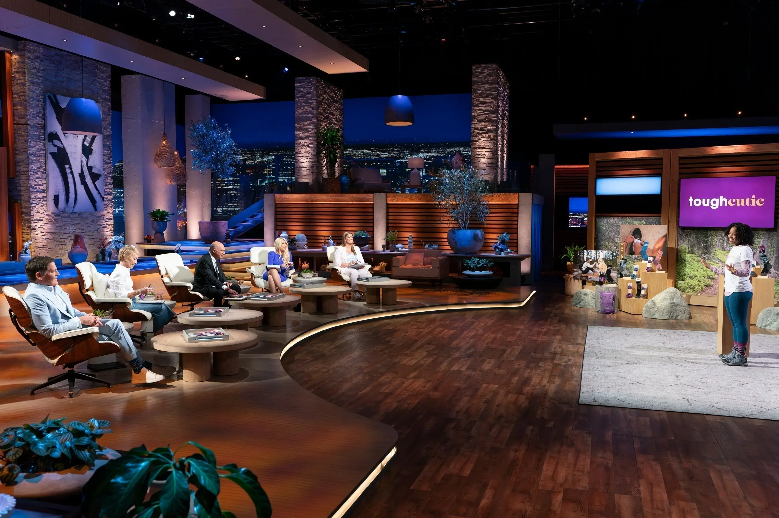 Brittany Coleman Pitching ToughCutie in the Shark Tank